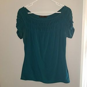 Turquoise Blouse short sleeve